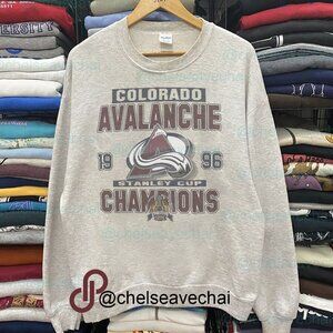 Vintage Colorado Avalanche Hockey Sweatshirt, NHL Avalanche Shirt For Men Women
